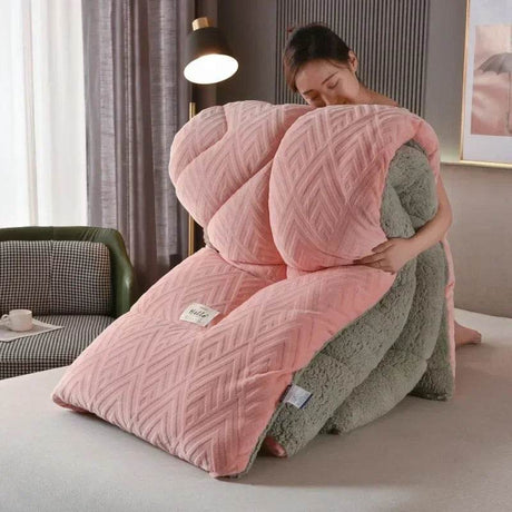 High Density Lamb Wool Soft Warm Blanket - Calmora - Sleep Galleria