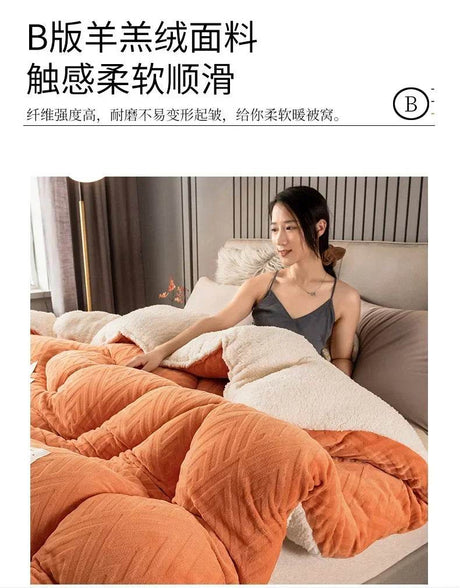 High Density Lamb Wool Soft Warm Blanket - Calmora - Sleep Galleria