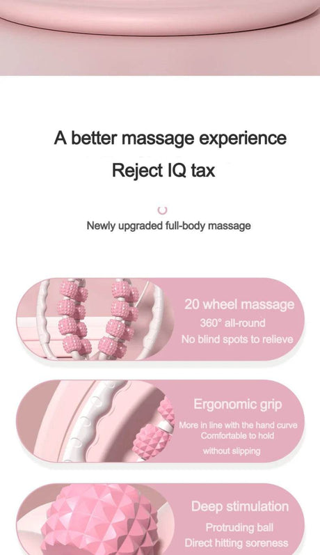 Leg Massage Roller With 360 - Degree Rotating Rollers - Calmora - Sleep Galleria