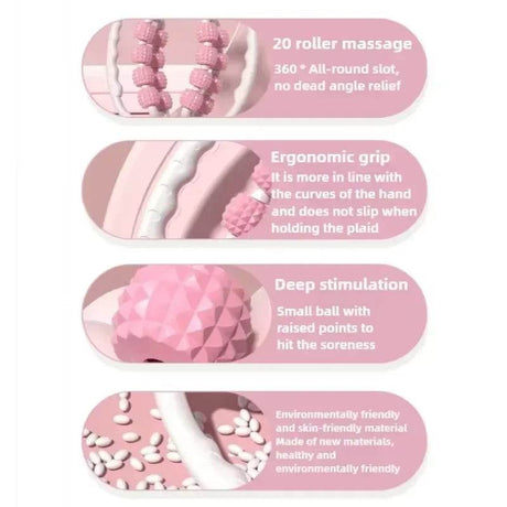 Leg Massage Roller With 360 - Degree Rotating Rollers - Calmora - Sleep Galleria