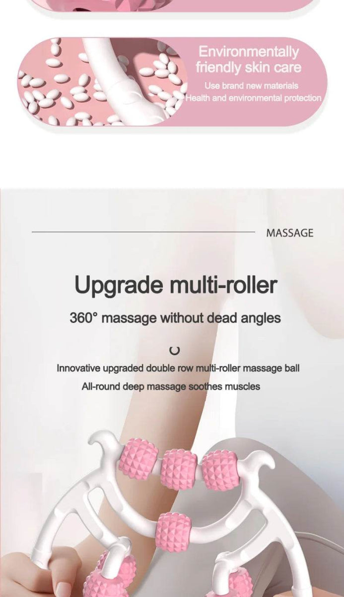 Leg Massage Roller With 360 - Degree Rotating Rollers - Calmora - Sleep Galleria