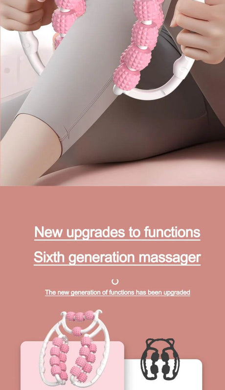 Leg Massage Roller With 360 - Degree Rotating Rollers - Calmora - Sleep Galleria