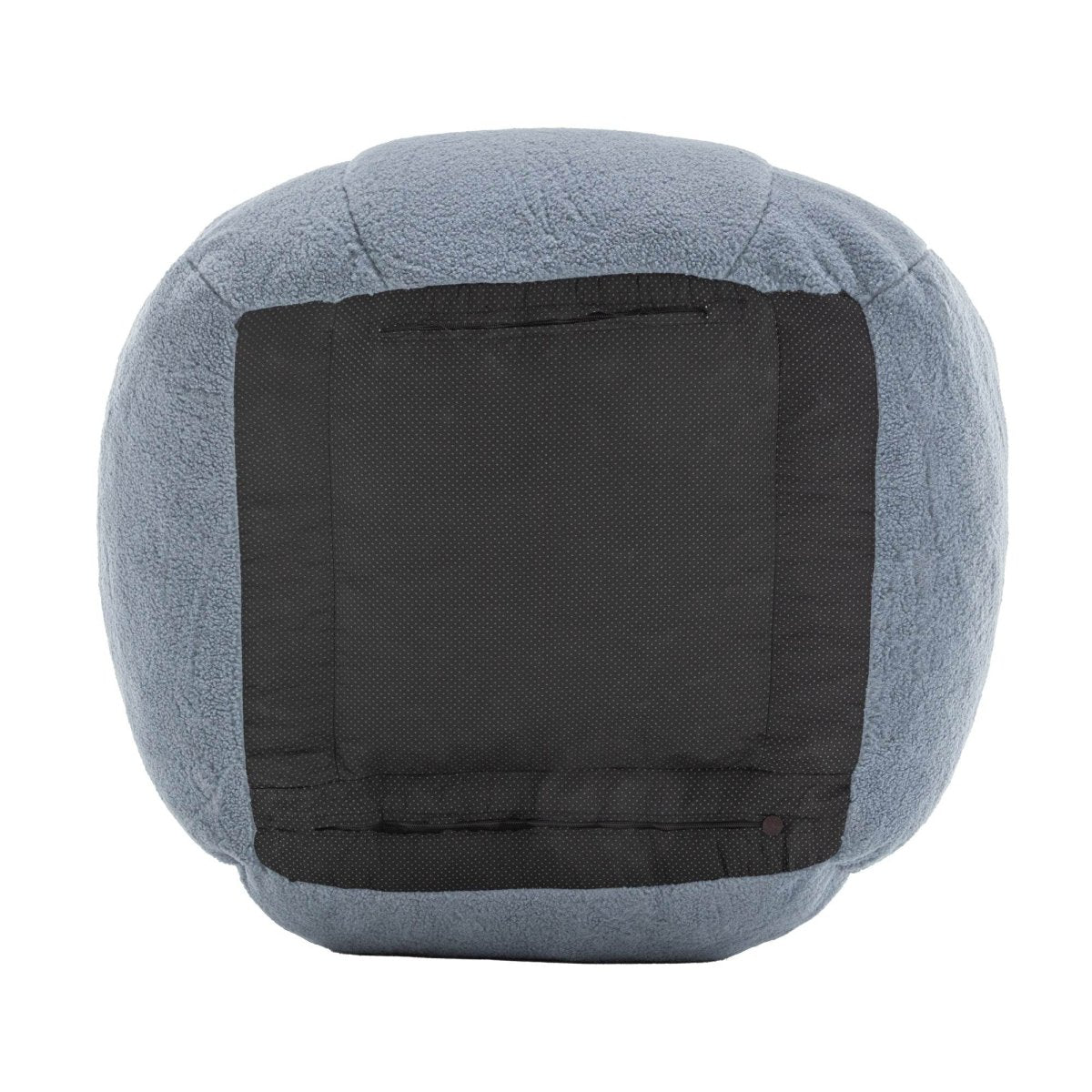 Light Blue Teddy Foam Bean Bag Chair - Calmora - Sleep Galleria