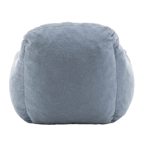 Light Blue Teddy Foam Bean Bag Chair - Calmora - Sleep Galleria