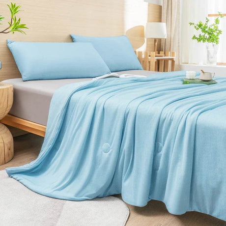 Lightweight Cooling Summer Blanket With Double - Sided Fabric - Calmora - Sleep Galleria