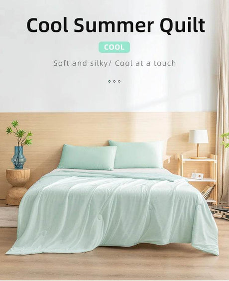 Lightweight Cooling Summer Blanket With Double - Sided Fabric - Calmora - Sleep Galleria