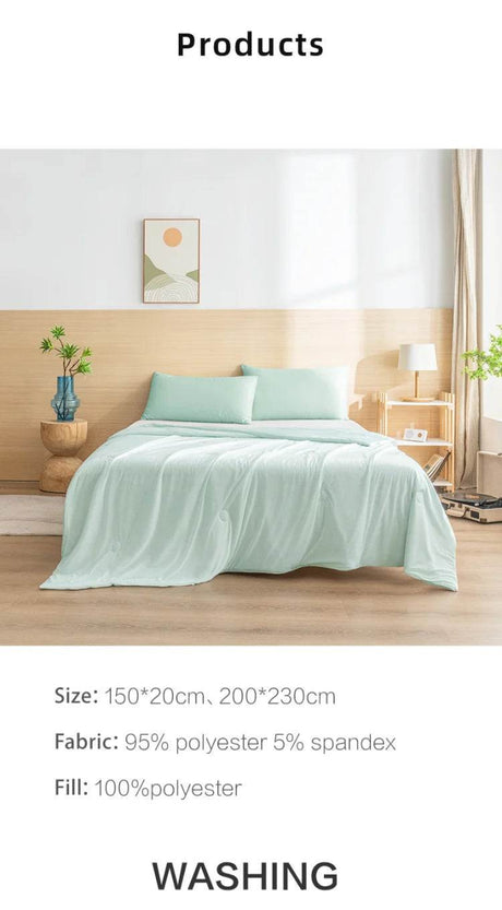 Lightweight Cooling Summer Blanket With Double - Sided Fabric - Calmora - Sleep Galleria