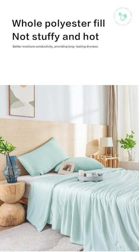 Lightweight Cooling Summer Blanket With Double - Sided Fabric - Calmora - Sleep Galleria