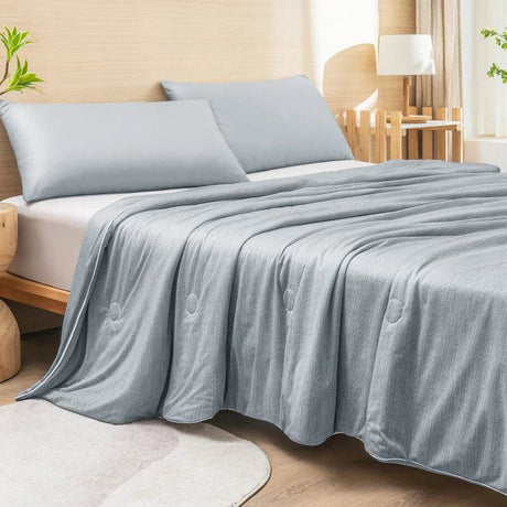 Lightweight Cooling Summer Blanket With Double - Sided Fabric - Calmora - Sleep Galleria