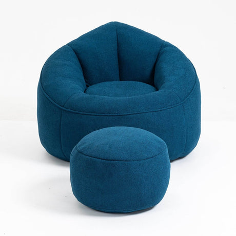 Microfiber Foam Filled Bean Bag Chair - Calmora - Sleep Galleria
