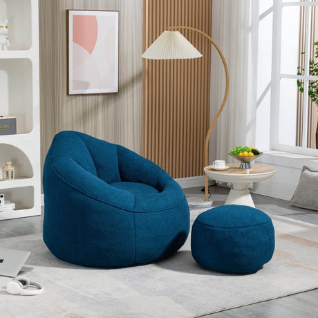 Microfiber Foam Filled Bean Bag Chair - Calmora - Sleep Galleria