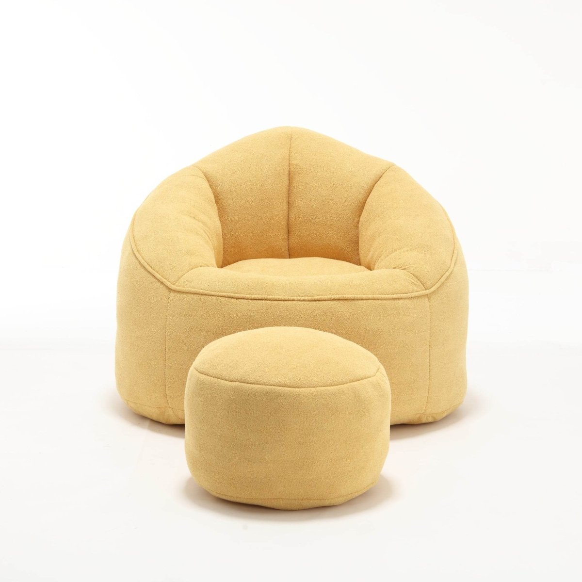 Microfiber Foam Filled Bean Bag Chair - Calmora - Sleep Galleria
