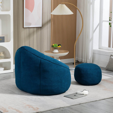 Microfiber Foam Filled Bean Bag Chair - Calmora - Sleep Galleria