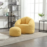 Microfiber Foam Filled Bean Bag Chair - Calmora - Sleep Galleria