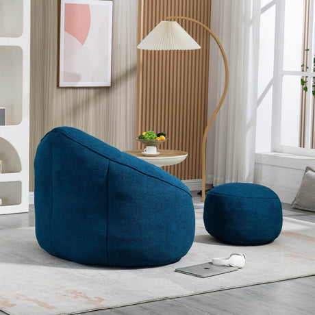 Microfiber Foam Filled Bean Bag Chair - Calmora - Sleep Galleria