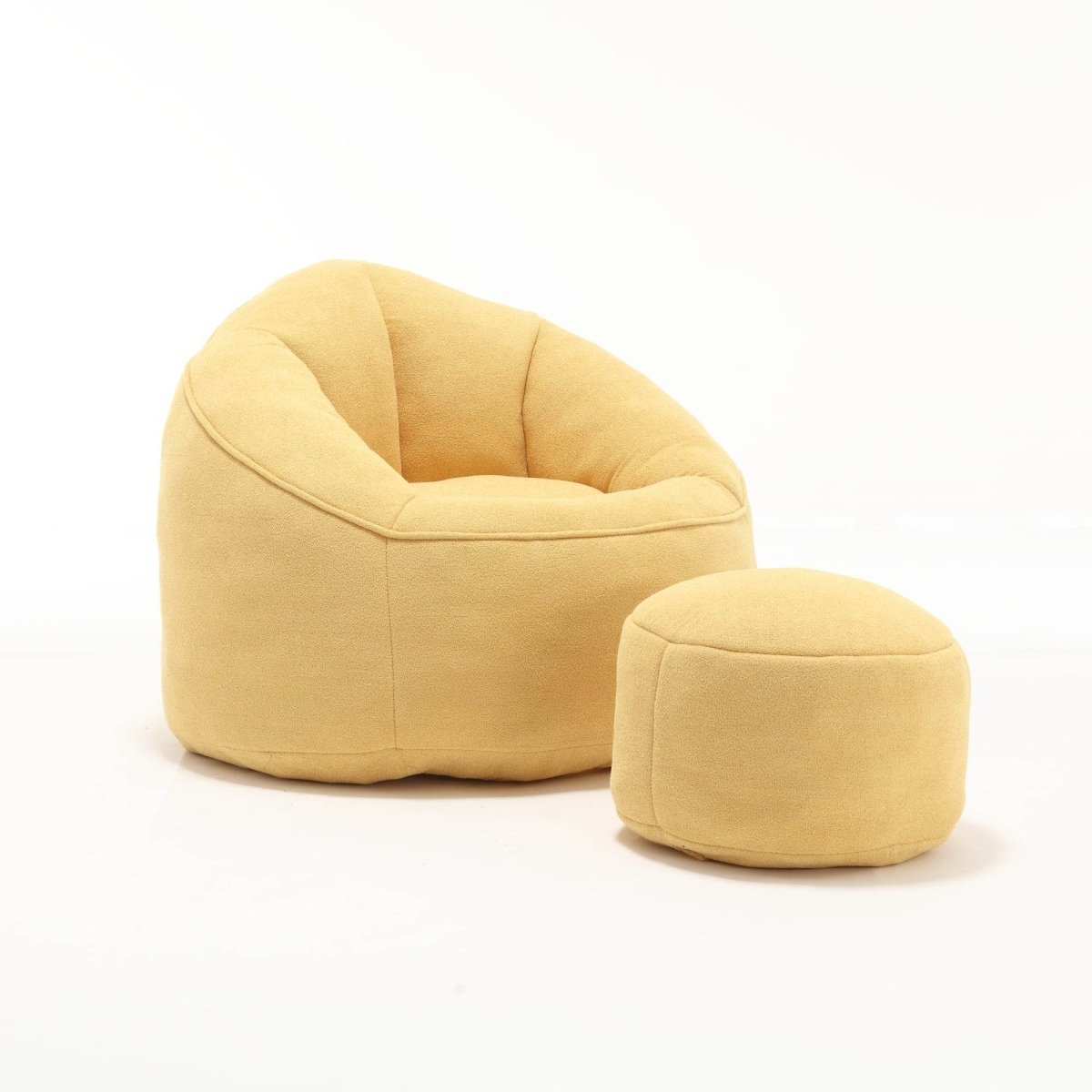 Microfiber Foam Filled Bean Bag Chair - Calmora - Sleep Galleria