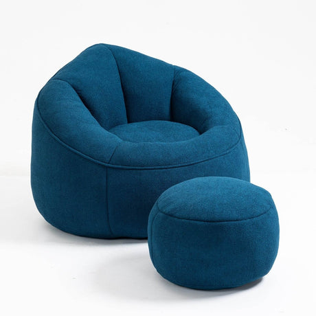 Microfiber Foam Filled Bean Bag Chair - Calmora - Sleep Galleria