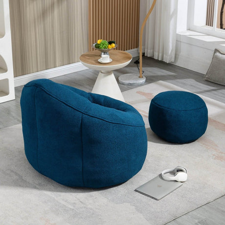 Microfiber Foam Filled Bean Bag Chair - Calmora - Sleep Galleria
