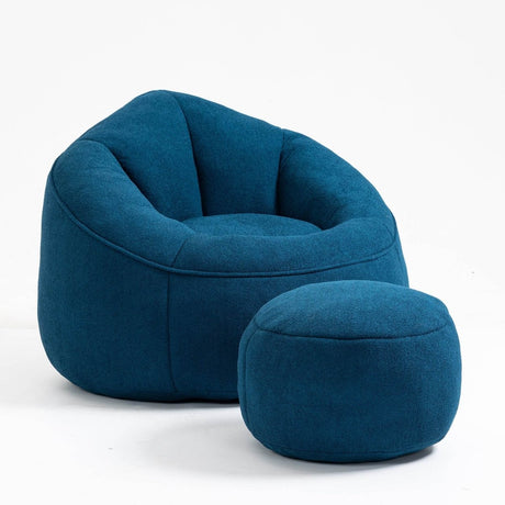 Microfiber Foam Filled Bean Bag Chair - Calmora - Sleep Galleria