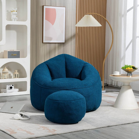 Microfiber Foam Filled Bean Bag Chair - Calmora - Sleep Galleria