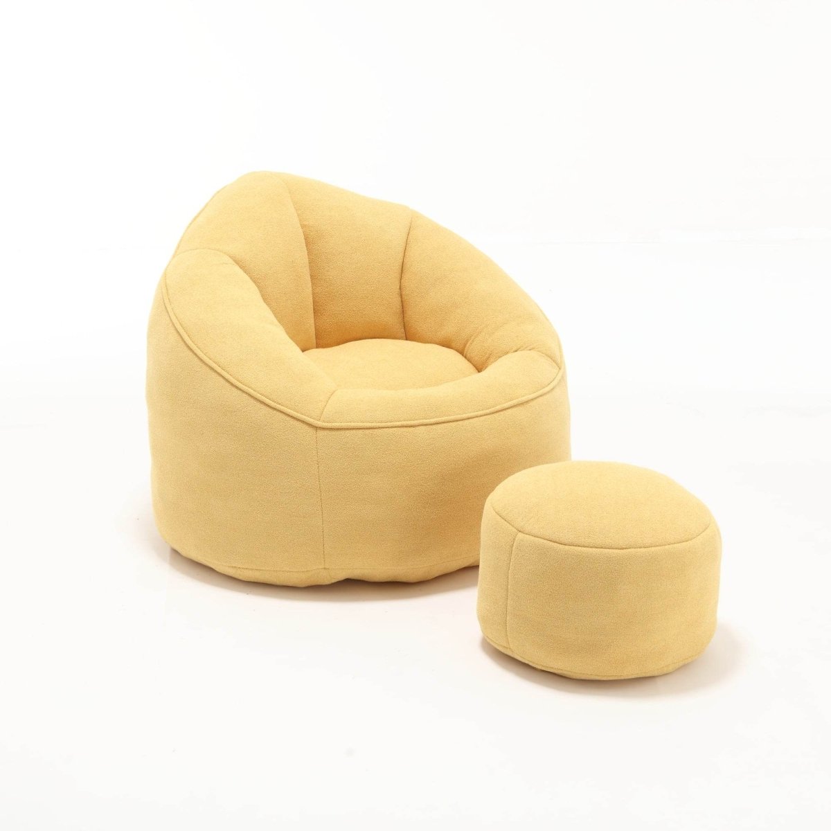 Microfiber Foam Filled Bean Bag Chair - Calmora - Sleep Galleria