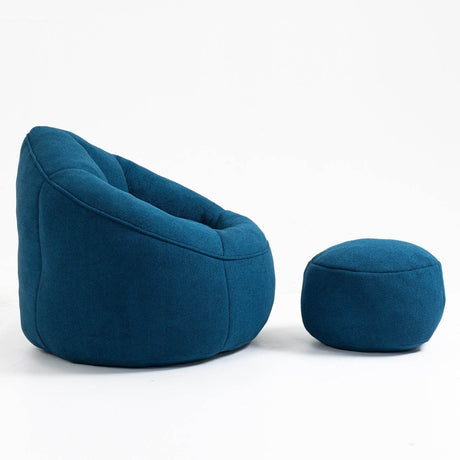 Microfiber Foam Filled Bean Bag Chair - Calmora - Sleep Galleria