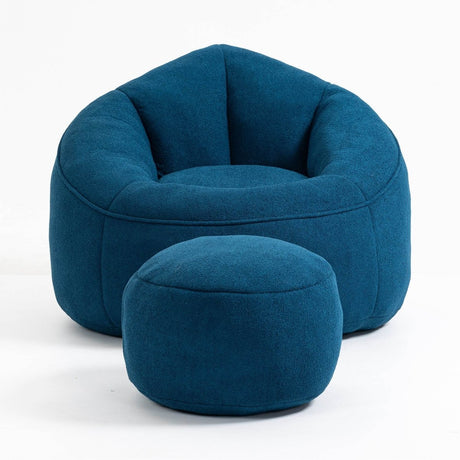 Microfiber Foam Filled Bean Bag Chair - Calmora - Sleep Galleria