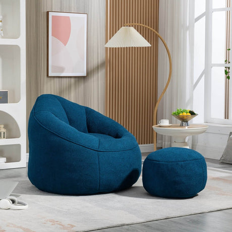 Microfiber Foam Filled Bean Bag Chair - Calmora - Sleep Galleria