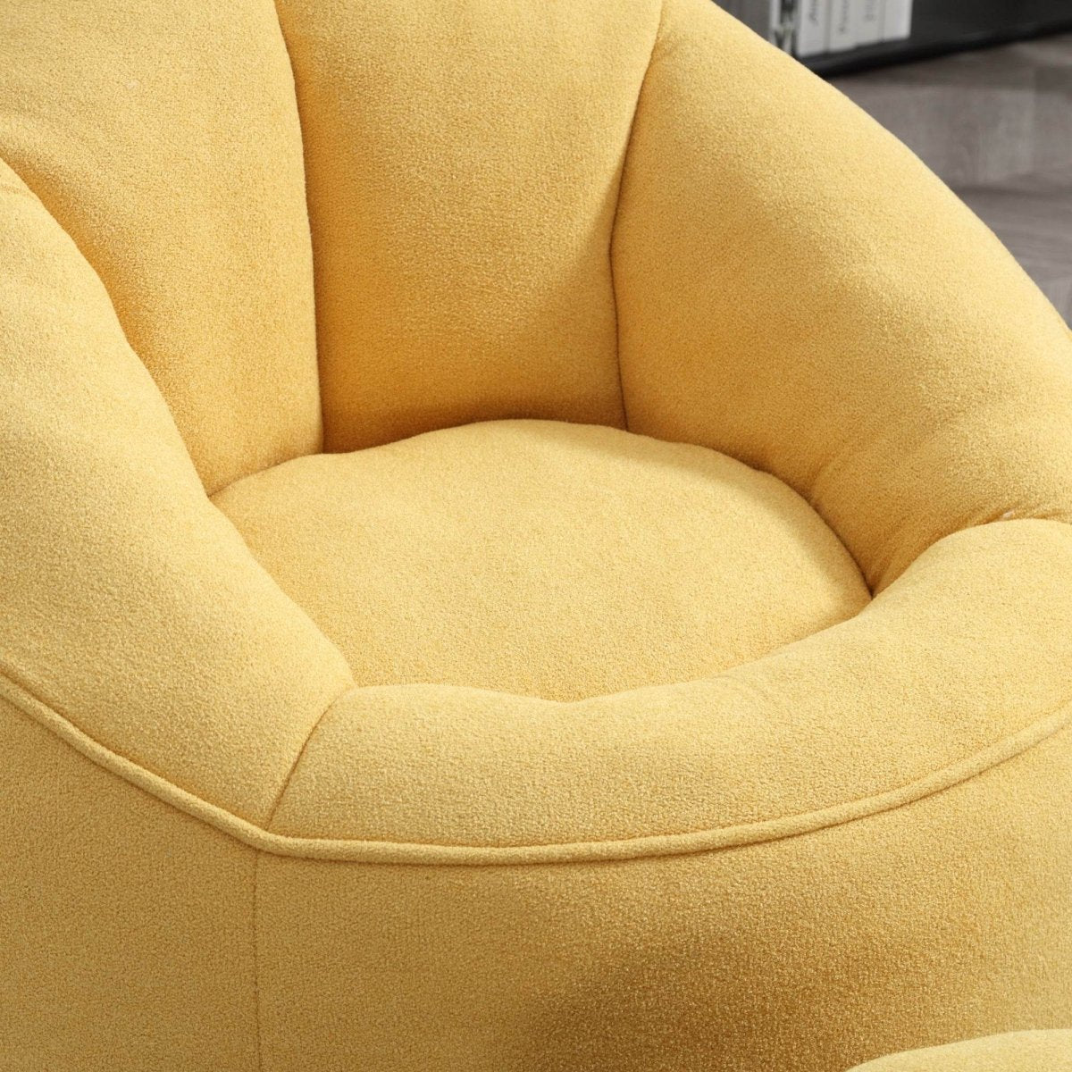Microfiber Foam Filled Bean Bag Chair - Calmora - Sleep Galleria