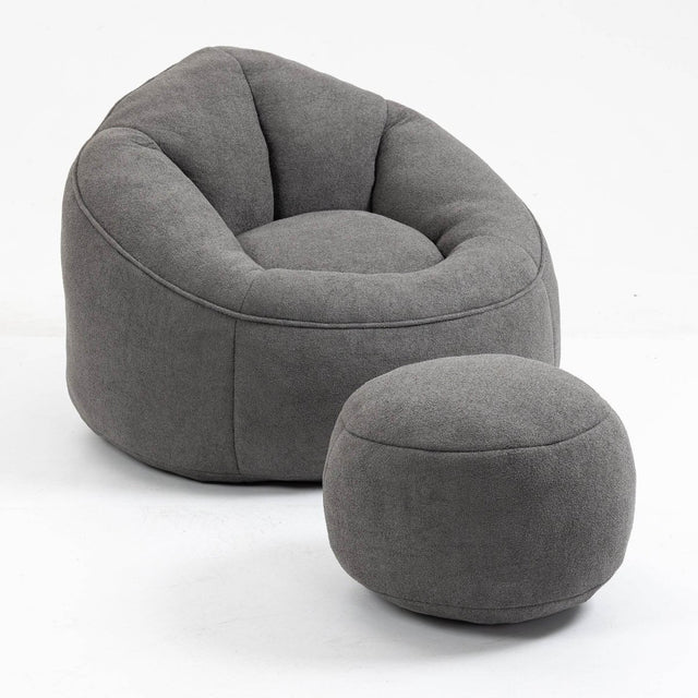 Microfiber Foam Filled Bedding Bean Bag Chair - Sleep Galleria