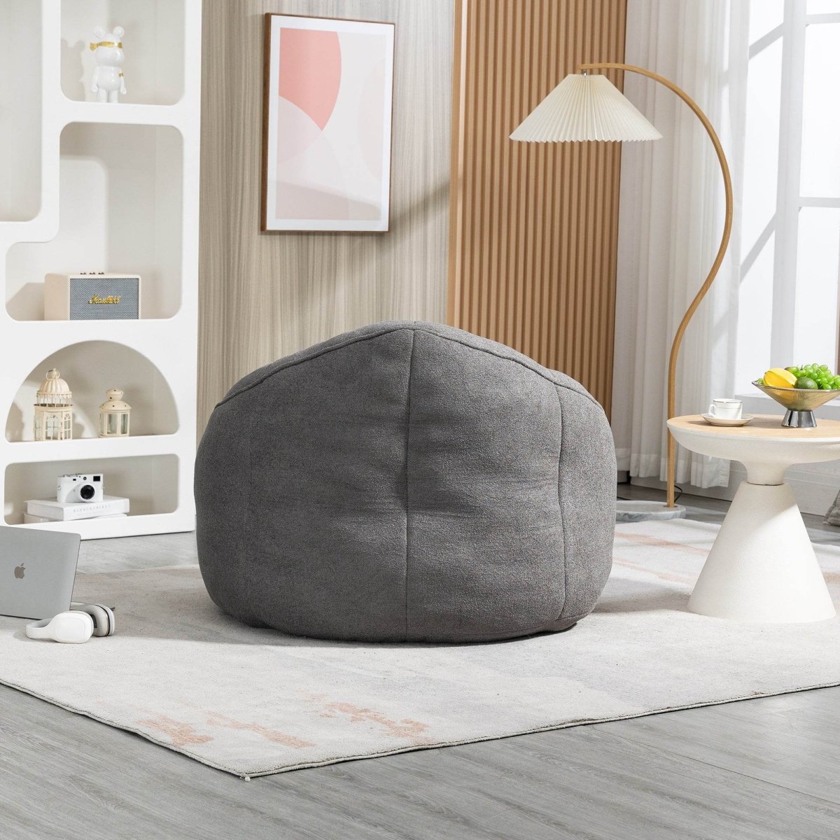 Microfiber Foam Filled Bedding Bean Bag Chair - Sleep Galleria