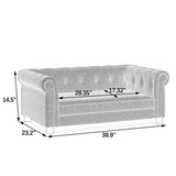 Modern Elevated Foam Pet Bed For Small Medium Dogs - Sleep Galleria