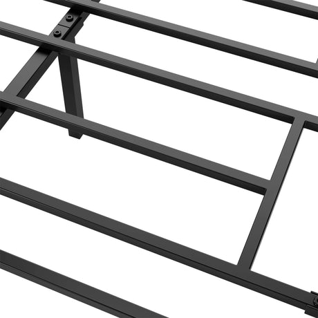Modern Reinforced Steel No Box Spring Bed Frame - Calmora - Sleep Galleria