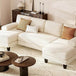 Modern U - Shaped Sectional Living Room Sofa - Calmora - Sleep Galleria