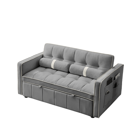Multifunctional Velvet Pull - Out Sofa Bed - Calmora - Sleep Galleria