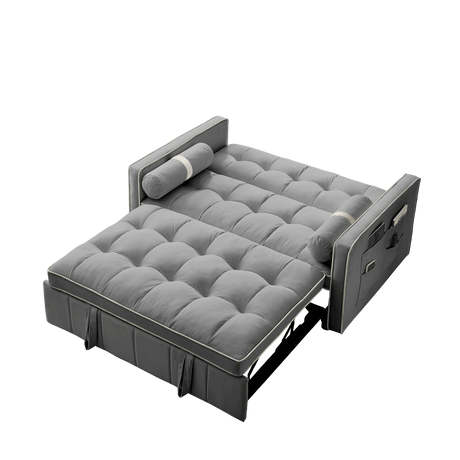 Multifunctional Velvet Pull - Out Sofa Bed - Calmora - Sleep Galleria