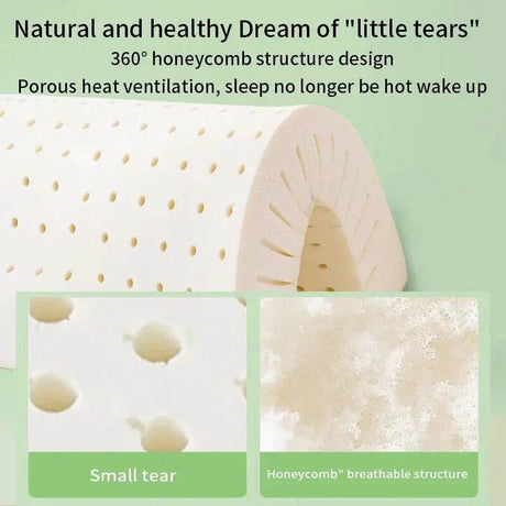 Natural Thai Latex Memory Foam Cervical Pillow - Calmora - Sleep Galleria