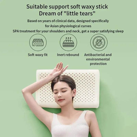 Natural Thai Latex Memory Foam Cervical Pillow - Calmora - Sleep Galleria