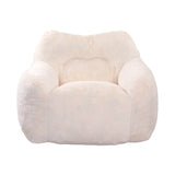 Oversized Faux Fur Foam Beanbag Chair - Calmora - Sleep Galleria