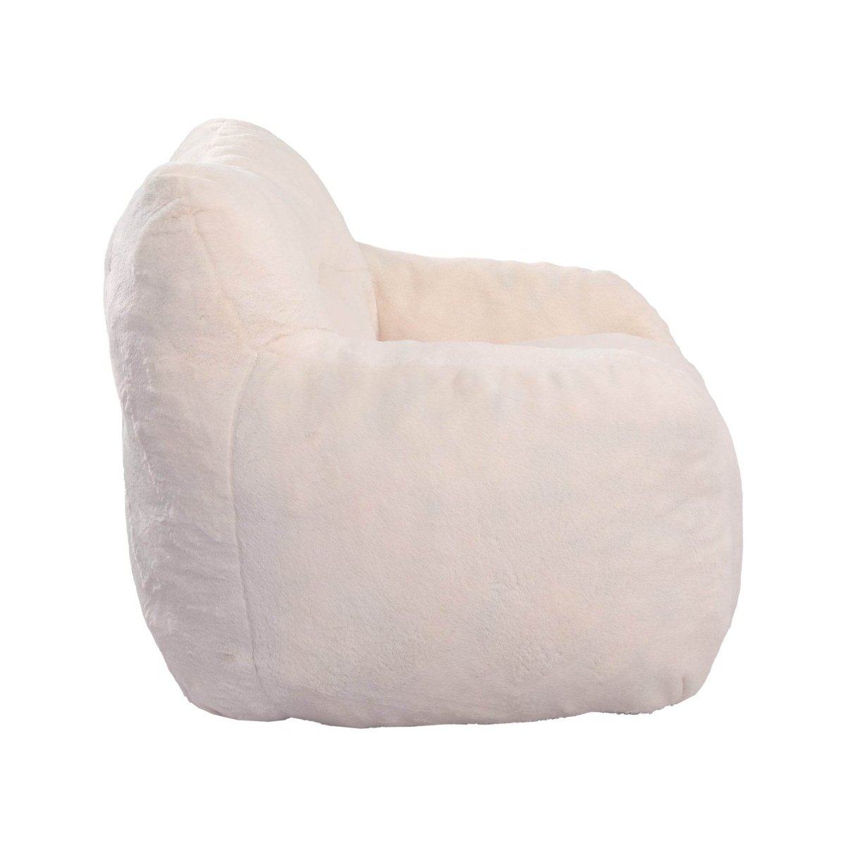 Oversized Faux Fur Foam Beanbag Chair - Calmora - Sleep Galleria