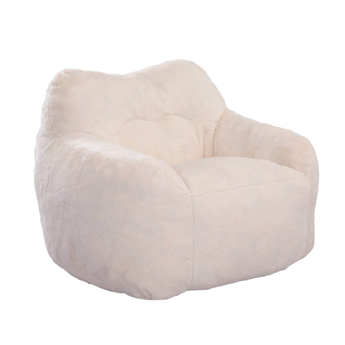 Oversized Faux Fur Foam Beanbag Chair - Calmora - Sleep Galleria
