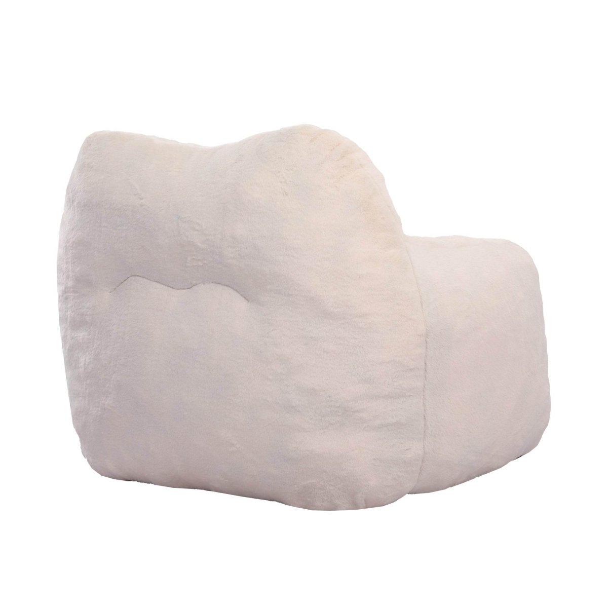 Oversized Faux Fur Foam Beanbag Chair - Calmora - Sleep Galleria