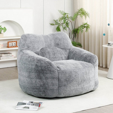 Oversized High - Density Foam Beanbag Chair - Calmora - Sleep Galleria