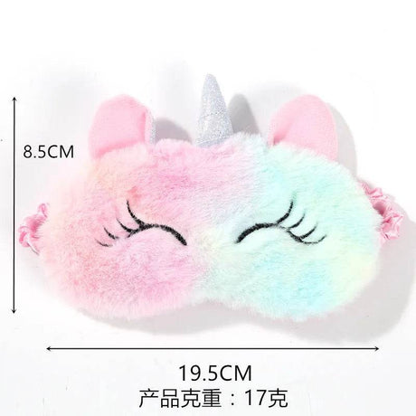 Plush Cute Animal Sleeping Eye Mask For Kids - Calmora - Sleep Galleria