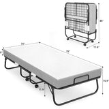 Medium Memory Foam Folding Bed With Portable Cover - Sleep Galleria