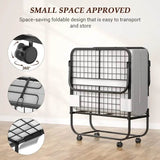 Medium Memory Foam Folding Bed With Portable Cover - Sleep Galleria