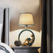 Reading Girl Resin Cloth Table Lamp LED Nightlight - Calmora - Sleep Galleria