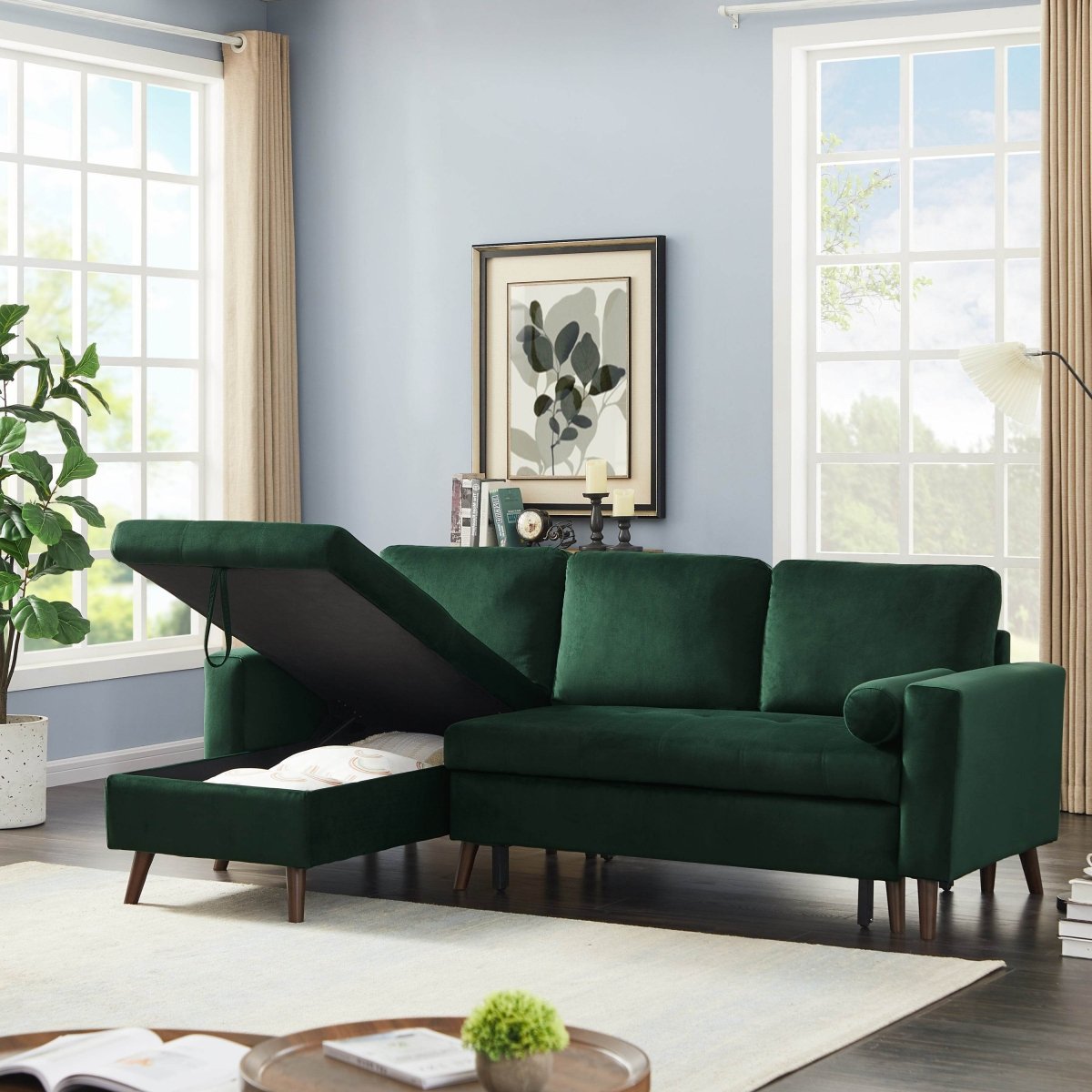 Reversible Pull-Out Sleeper Sofa Bed - Sleep Galleria