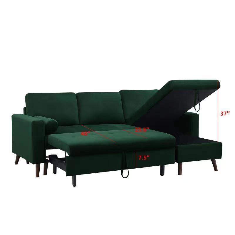 Reversible Pull-Out Sleeper Sofa Bed - Sleep Galleria