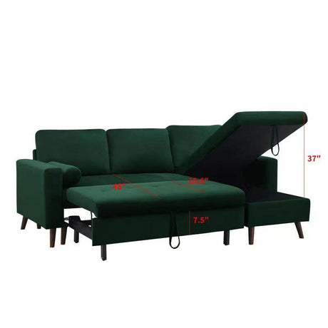 Reversible Pull - Out Sleeper Sofa Bed - Calmora - Sleep Galleria